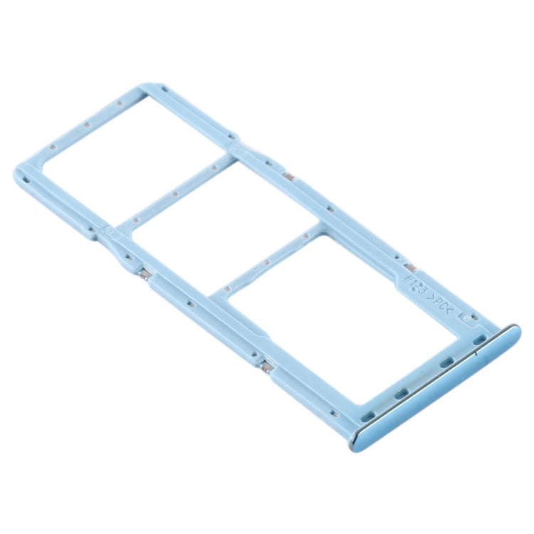 For Samsung Galaxy A51 / A515 SIM Card Tray + SIM Card Tray + Micro SD Card Tray (Blue)