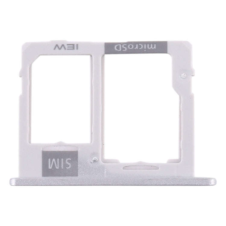 For Samsung Galaxy Tab A 10.1 (2019) / SM-T515 SIM Card Tray + Micro SD Card Tray (Silver)