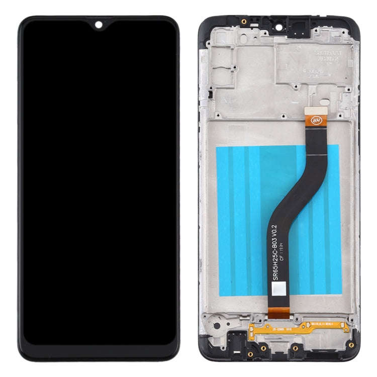 OEM LCD Screen for Samsung Galaxy A20s Digitizer Full Assembly with Frame (Black)