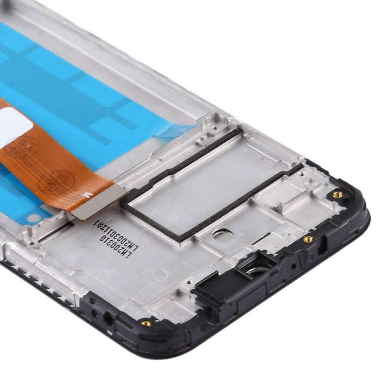 For Samsung Galaxy A01 SM-A015M OEM LCD Screen (Flex Cable Wide) Digitizer Full Assembly with Fra...
