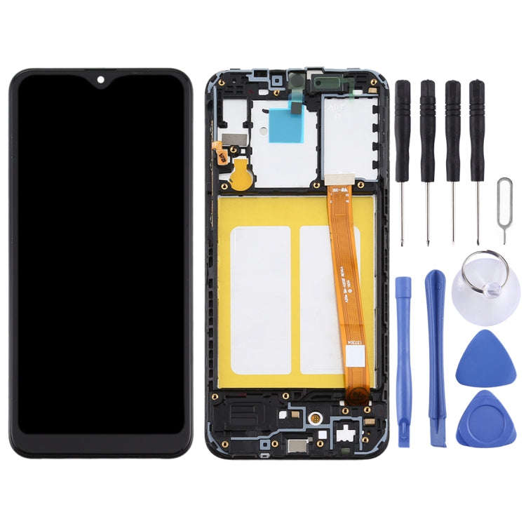 TFT LCD Screen for Samsung Galaxy A10e Digitizer Full Assembly with Frame (Black)