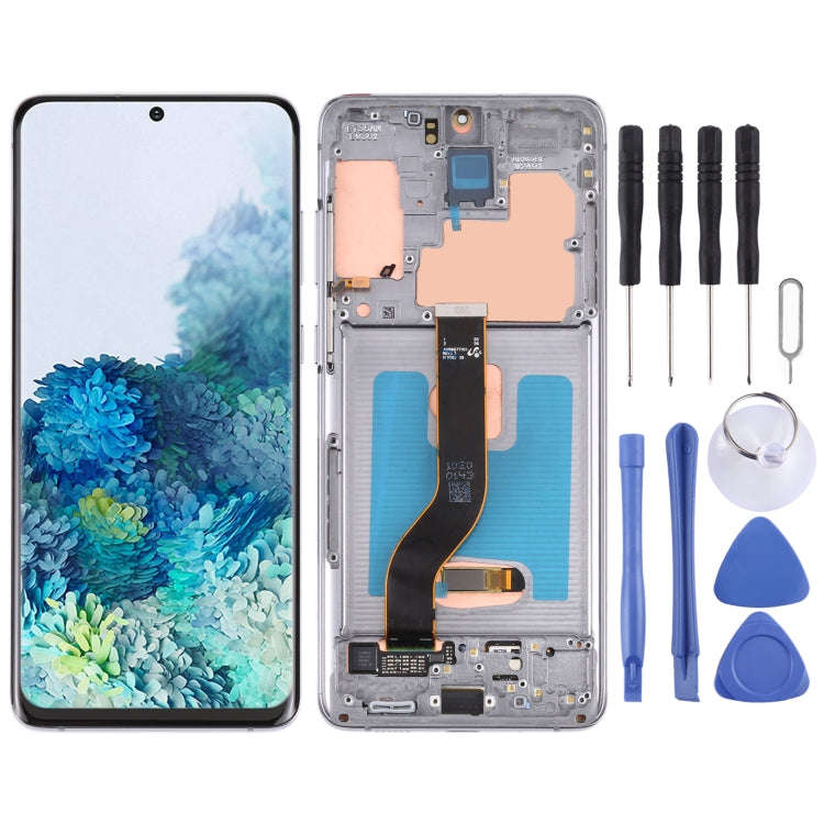 Original Super AMOLED LCD Screen for Samsung Galaxy S20+ 5G SM-G986B/G985 Digitizer Full Assembly...