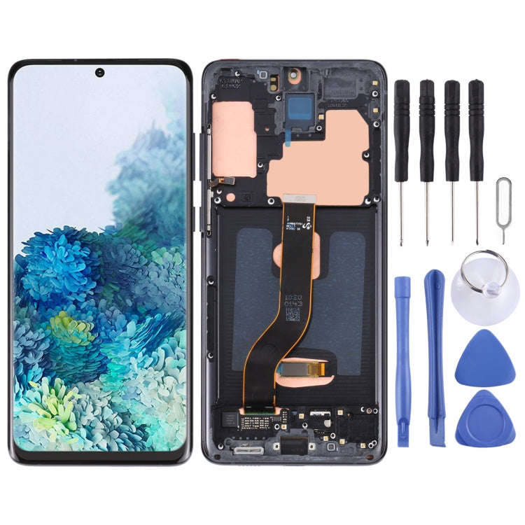 Original Super AMOLED LCD Screen for Samsung Galaxy S20+ 5G SM-G986B/G985 Digitizer Full Assembly...