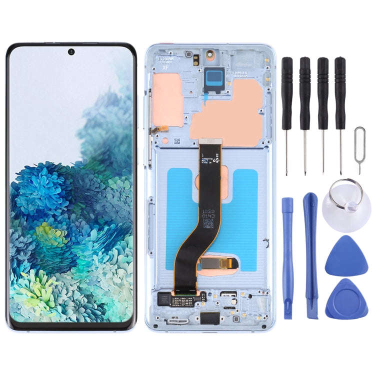 Original Super AMOLED LCD Screen for Samsung Galaxy S20+ 5G SM-G986B/G985 Digitizer Full Assembly...