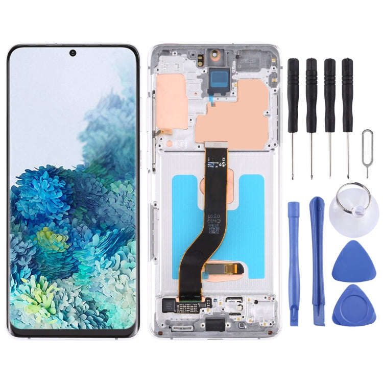 Original Super AMOLED LCD Screen for Samsung Galaxy S20+ 5G SM-G986B/G985 Digitizer Full Assembly...