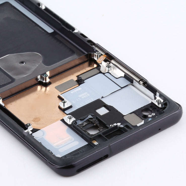 For Samsung Galaxy S20 Ultra  Middle Frame Bezel Plate with Side Keys (Black)