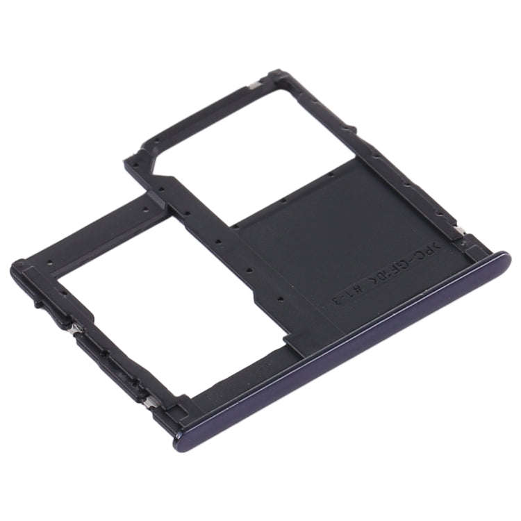 For Samsung Galaxy A31 SIM Card Tray + Micro SD Card Tray (Black)