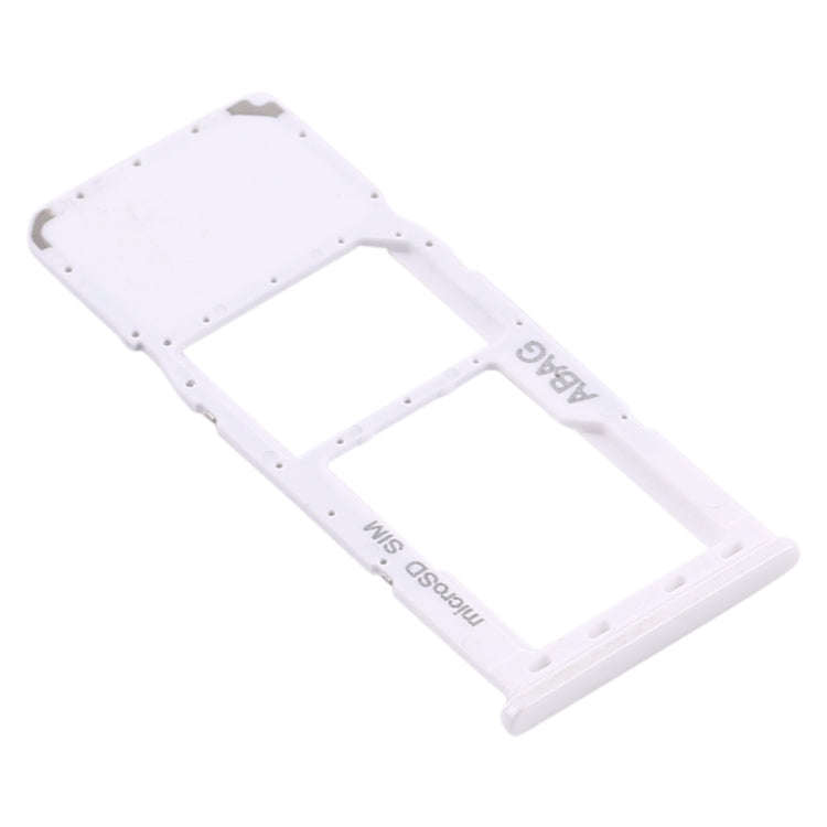 For Samsung Galaxy A21s SIM Card Tray + Micro SD Card Tray (White)