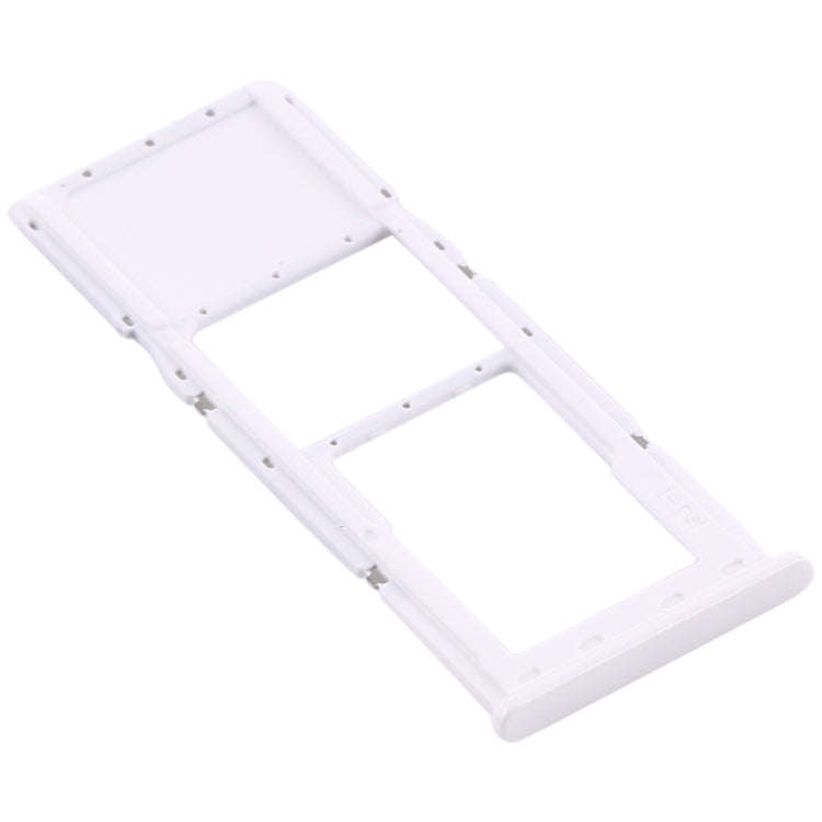 For Samsung Galaxy A21s SIM Card Tray + Micro SD Card Tray (White)