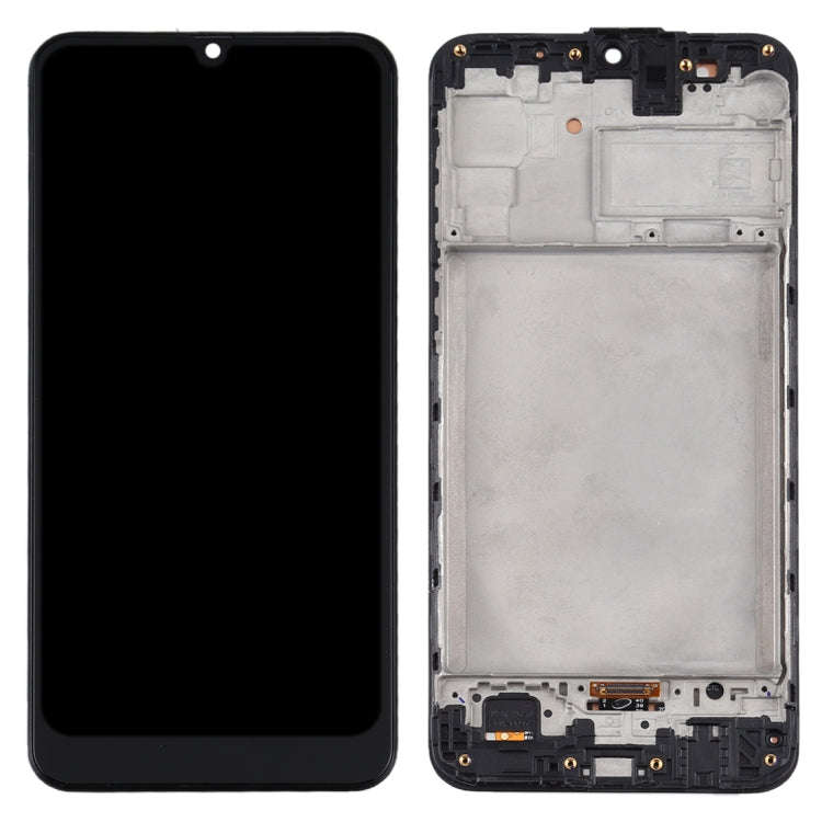 TFT LCD Screen for Samsung Galaxy M31 / Galaxy M31 Prime Digitizer Full Assembly with Frame (Black)