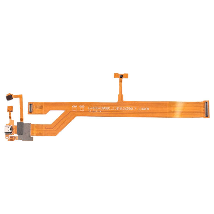 Charging Port with Microphone & Speaker Ringer Buzzer Flex Cable for LG G Pad 8.3 V500