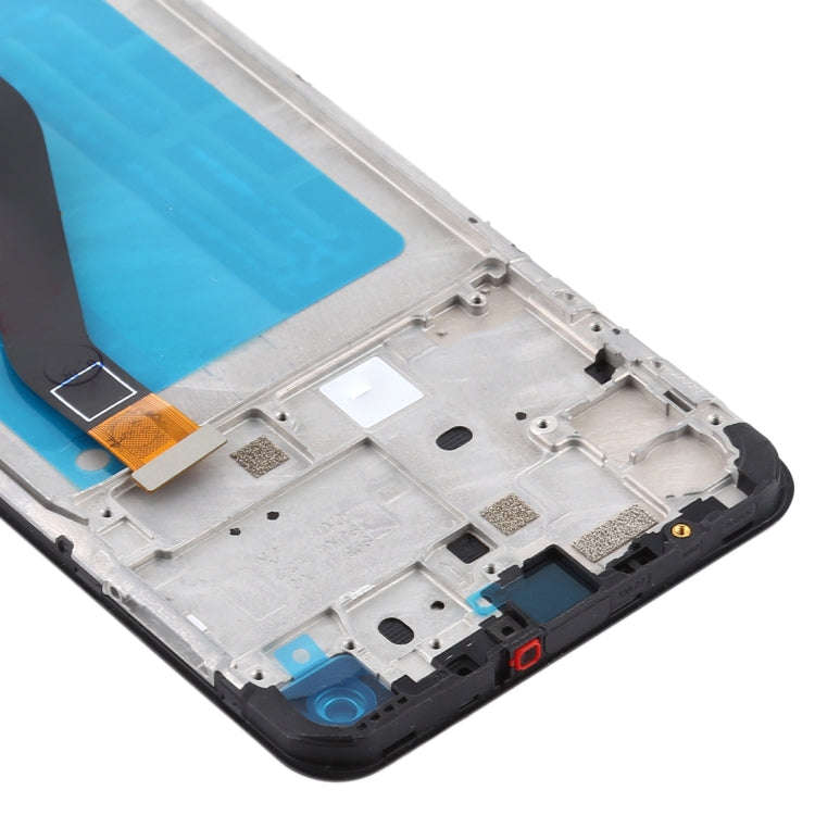 OEM LCD Screen for Samsung Galaxy A21 / SM-A215 Digitizer Full Assembly with Frame (Black)