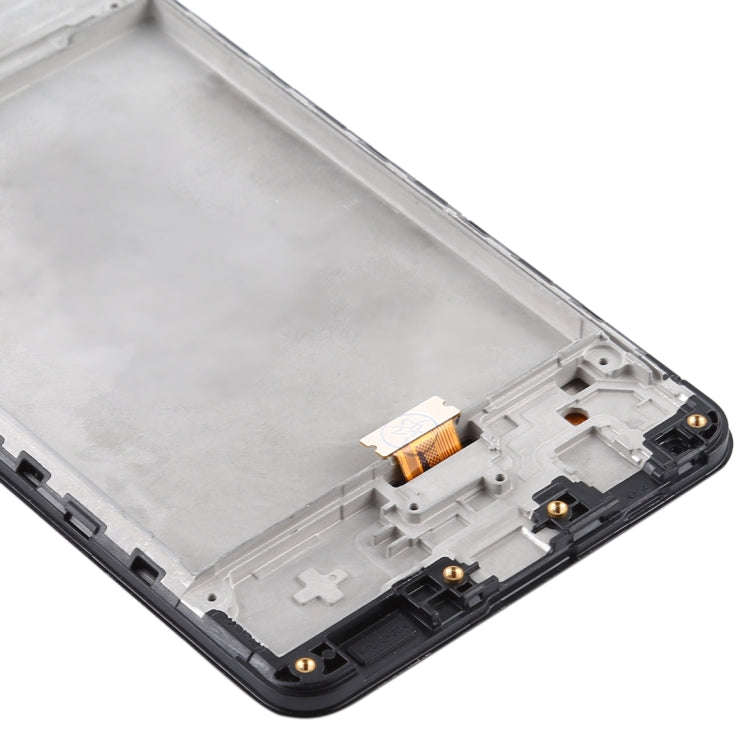 OEM LCD Screen for Samsung Galaxy A21s / SM-A217 Digitizer Full Assembly with Frame (Black)