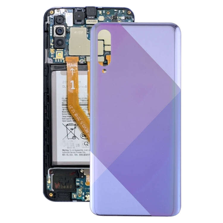 For Samsung Galaxy A50s Battery Back Cover (Purple)