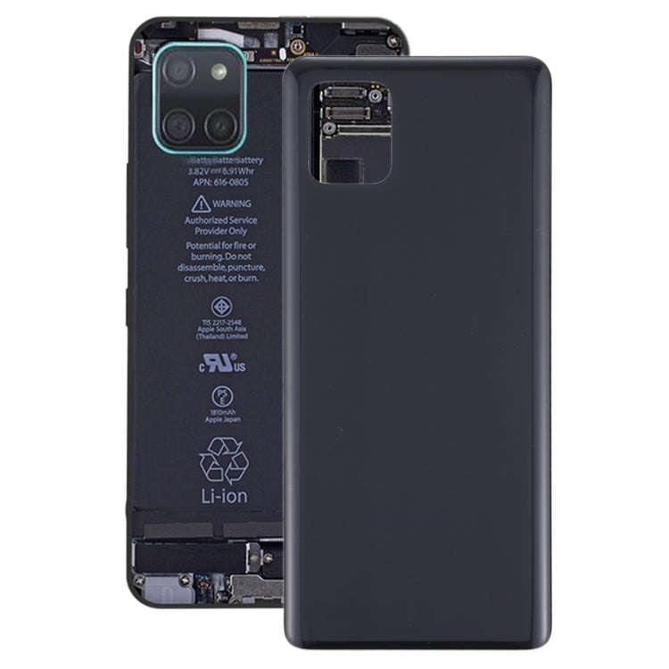For Samsung Galaxy Note10 Lite Battery Back Cover (Black)