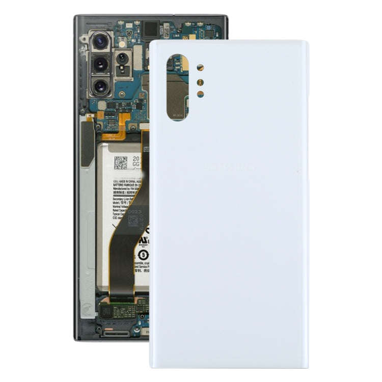 For Samsung Galaxy Note10+ Battery Back Cover (White)