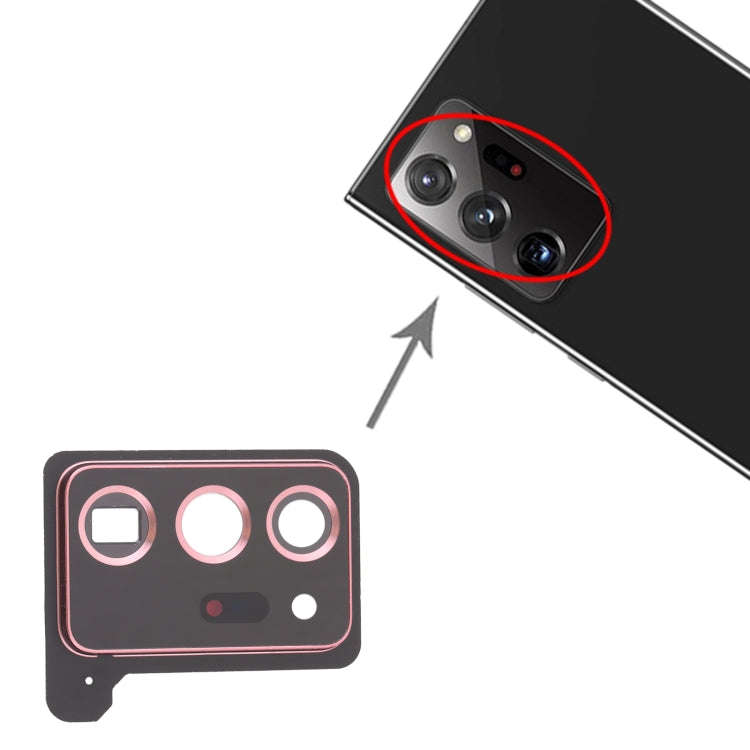 For Samsung Galaxy Note20 Ultra Camera Lens Cover (Gold)