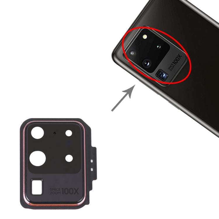 For Samsung Galaxy S20 Ultra Camera Lens Cover (Pink)