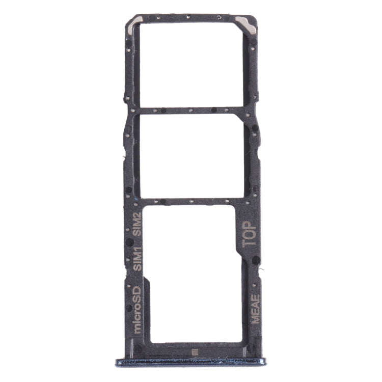 For Samsung Galaxy M51 SM-M515 SIM Card Tray + SIM Card Tray + Micro SD Card Tray (Black)