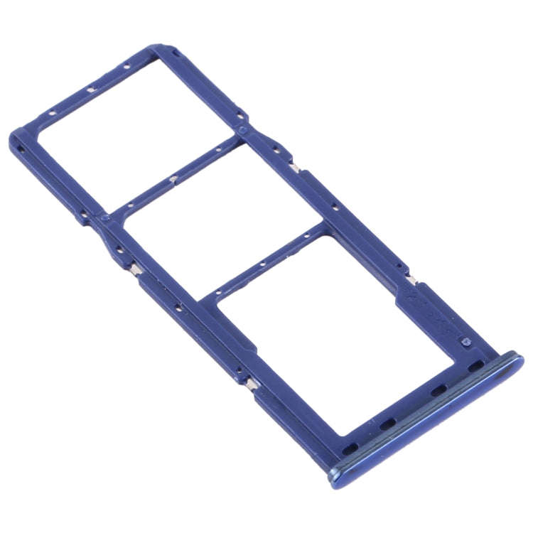 For Samsung Galaxy M51 SM-M515 SIM Card Tray + SIM Card Tray + Micro SD Card Tray (Blue)