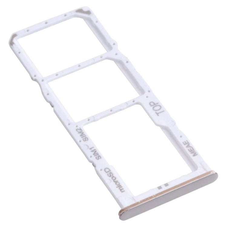 For Samsung Galaxy M51 SM-M515 SIM Card Tray + SIM Card Tray + Micro SD Card Tray (Silver)
