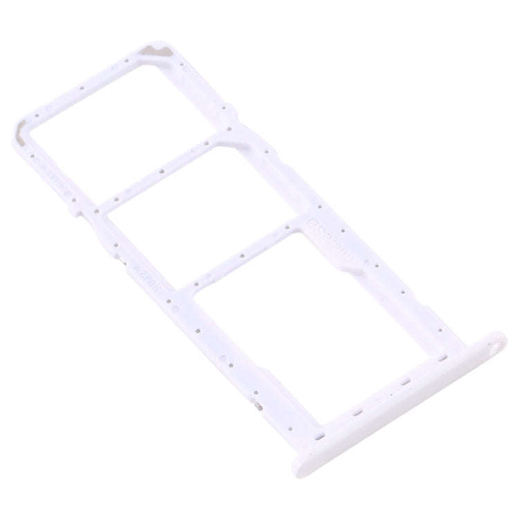 For Samsung Galaxy A11 SM-A115 SIM Card Tray + SIM Card Tray + Micro SD Card Tray (White)
