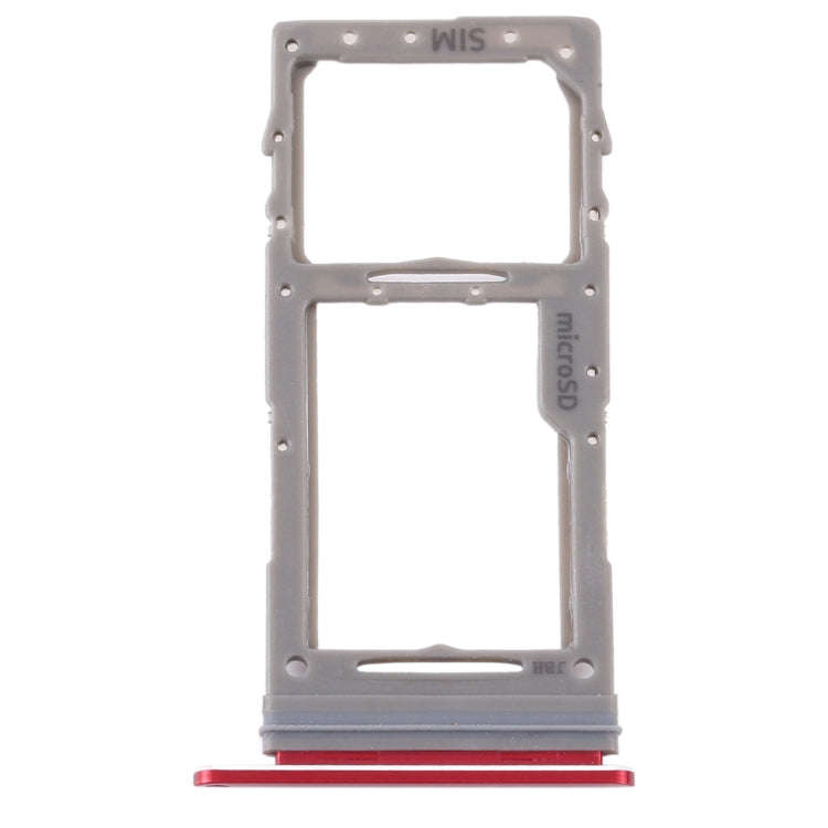 For Samsung Galaxy Note 10 Lite SM-N770 SIM Card Tray + Micro SD Card Tray (Red)