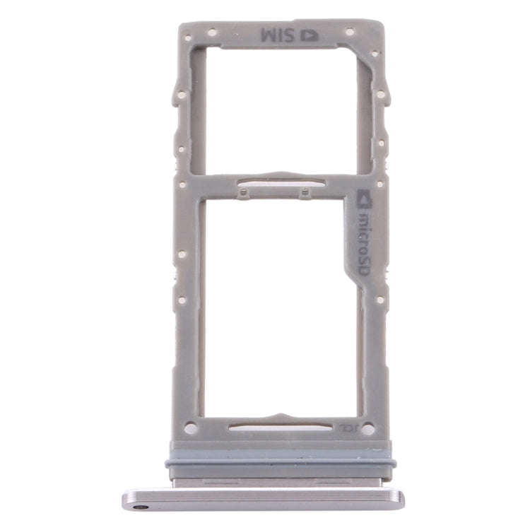For Samsung Galaxy Note 10 Lite SM-N770 SIM Card Tray + Micro SD Card Tray (Silver)