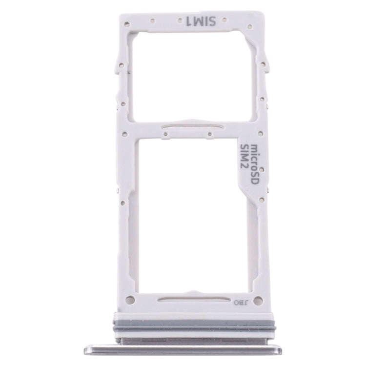 For Samsung Galaxy Note 10 Lite SM-N770 SIM Card Tray + SIM Card Tray / Micro SD Card Tray (Silver)