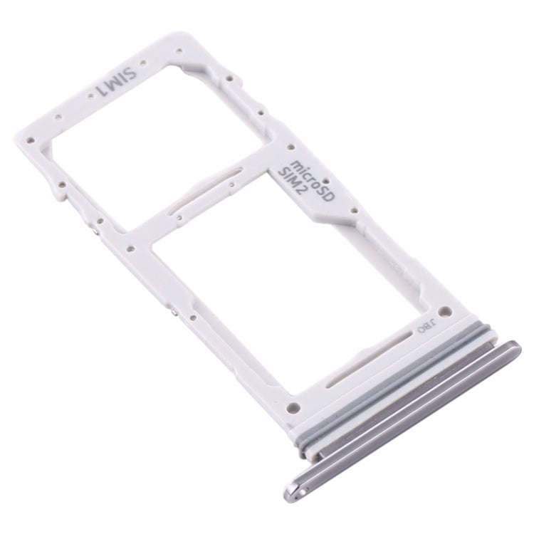 For Samsung Galaxy Note 10 Lite SM-N770 SIM Card Tray + SIM Card Tray / Micro SD Card Tray (Silver)