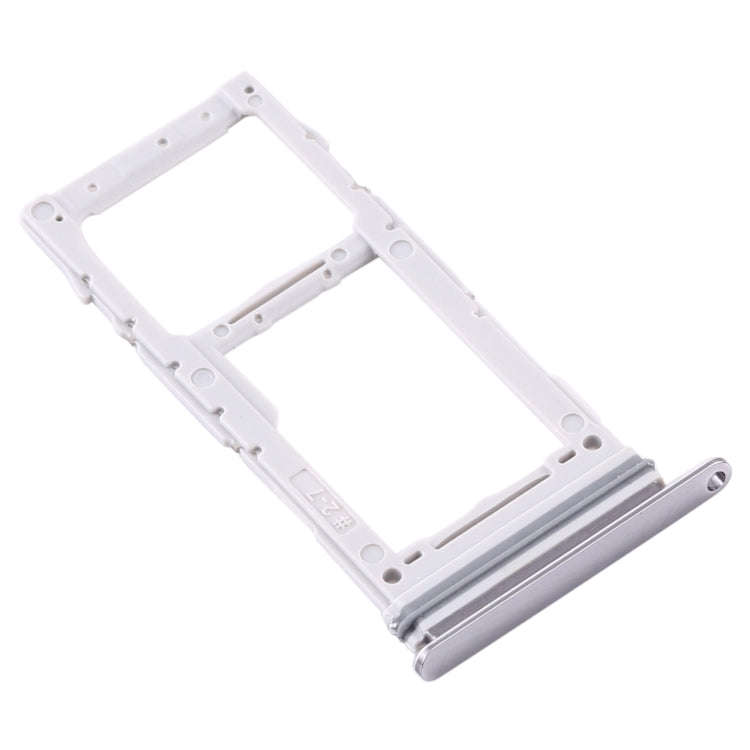 For Samsung Galaxy Note 10 Lite SM-N770 SIM Card Tray + SIM Card Tray / Micro SD Card Tray (Silver)