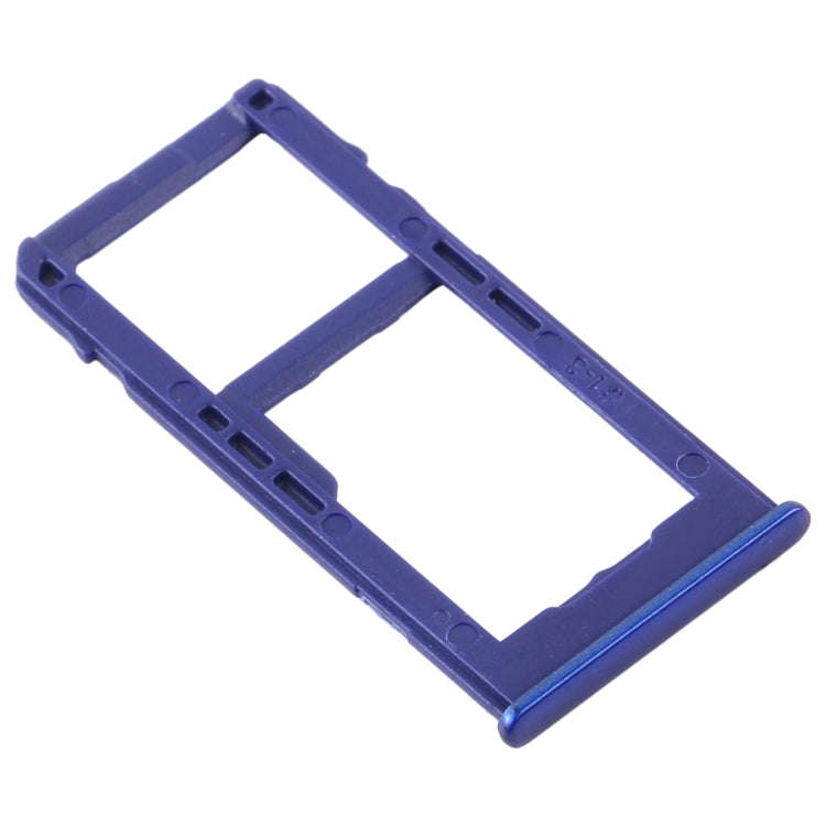 For Samsung Galaxy M40 SM-M405 SIM Card Tray + SIM Card Tray / Micro SD Card Tray (Dark Blue)