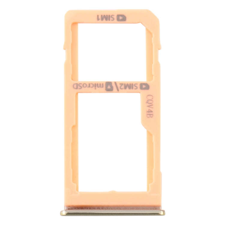 For Samsung Galaxy M40 SM-M405 SIM Card Tray + SIM Card Tray / Micro SD Card Tray (Orange)