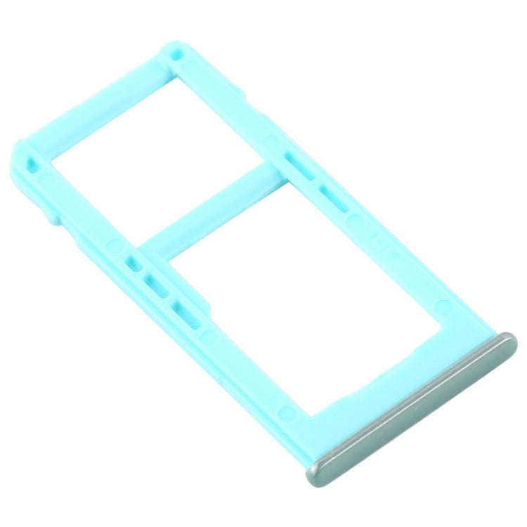 For Samsung Galaxy M40 SM-M405 SIM Card Tray + SIM Card Tray / Micro SD Card Tray (Baby Blue)
