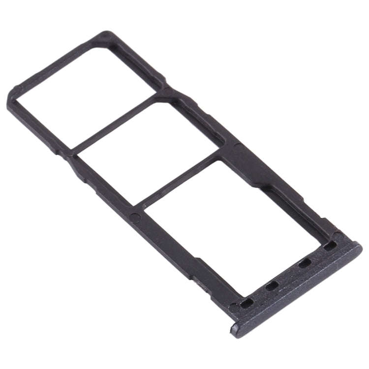 For Samsung Galaxy M10 SM-M105 SIM Card Tray + SIM Card Tray + Micro SD Card Tray (Black)