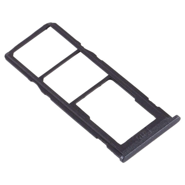 For Samsung Galaxy M10 SM-M105 SIM Card Tray + SIM Card Tray + Micro SD Card Tray (Black)