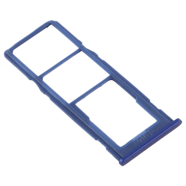For Samsung Galaxy M10 SM-M105 SIM Card Tray + SIM Card Tray + Micro SD Card Tray (Blue)