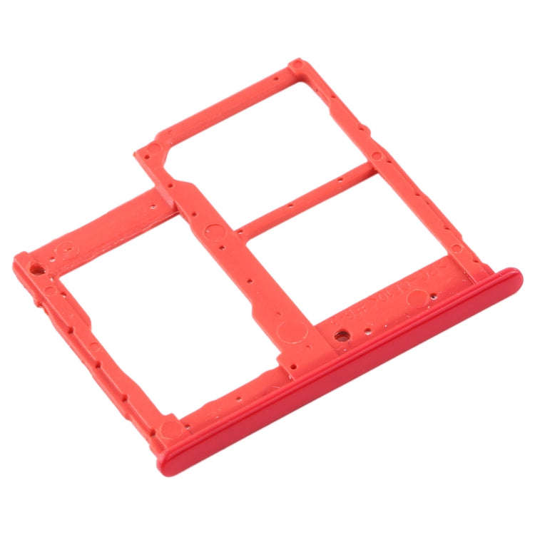 For Samsung Galaxy A2 Core SM-A260 SIM Card Tray + SIM Card Tray + Micro SD Card Tray (Red)