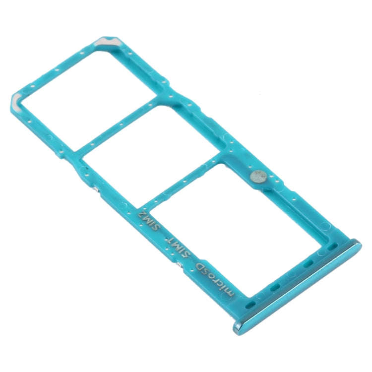 For Samsung Galaxy A50s SM-A507 SIM Card Tray + SIM Card Tray + Micro SD Card Tray (Green)