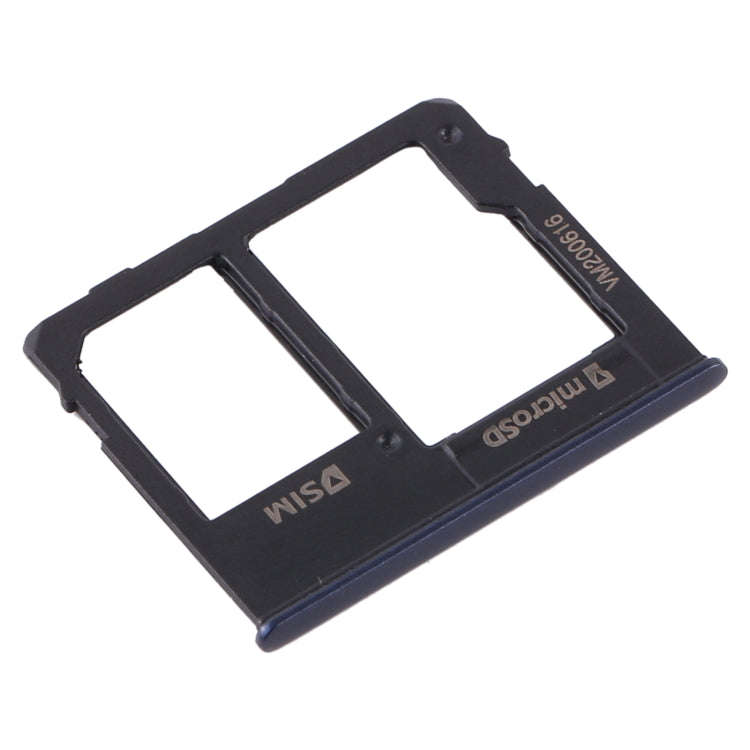 For Samsung Galaxy A10e SIM Card Tray + Micro SD Card Tray (Black)