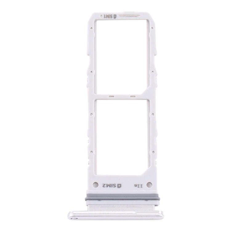 For Samsung Galaxy A90 5G SM-A908 SIM Card Tray + SIM Card Tray (Silver)