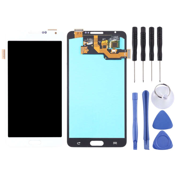 OLED LCD Screen for Galaxy Note 3, N9000 (3G), N9005 (3G/LTE) with Digitizer Full Assembly (White)