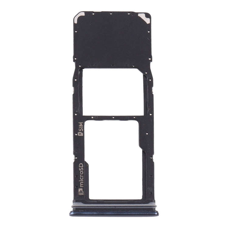For Samsung Galaxy A9 (2018) SM-A920 SIM Card Tray + Micro SD Card Tray (Black)
