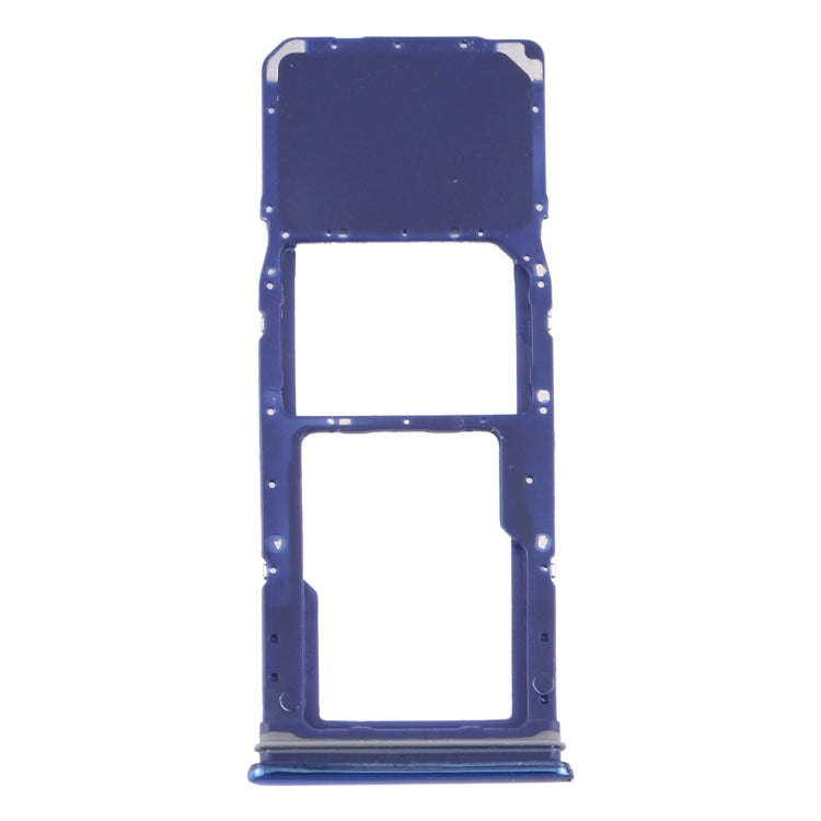 For Samsung Galaxy A9 (2018) SM-A920 SIM Card Tray + Micro SD Card Tray (Blue)