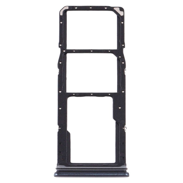 For Samsung Galaxy A9 (2018) SM-A920 SIM Card Tray + SIM Card Tray + Micro SD Card Tray (Black)
