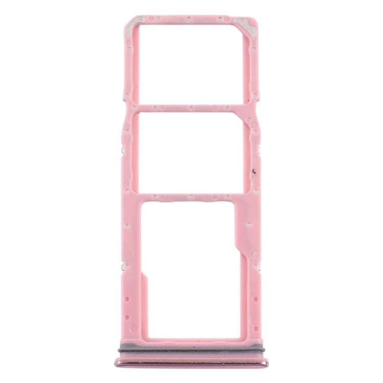 For Samsung Galaxy A9 (2018) SM-A920 SIM Card Tray + SIM Card Tray + Micro SD Card Tray (Pink)