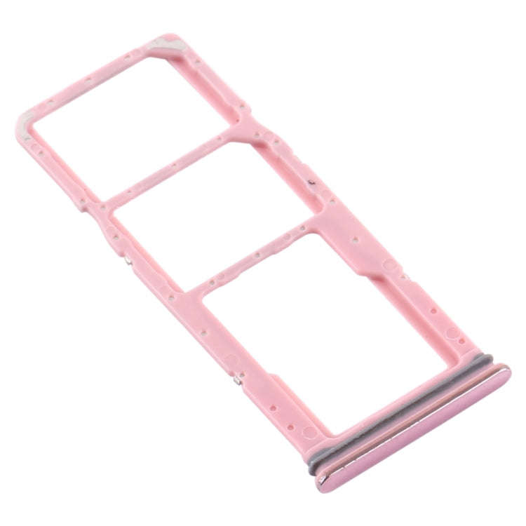 For Samsung Galaxy A9 (2018) SM-A920 SIM Card Tray + SIM Card Tray + Micro SD Card Tray (Pink)