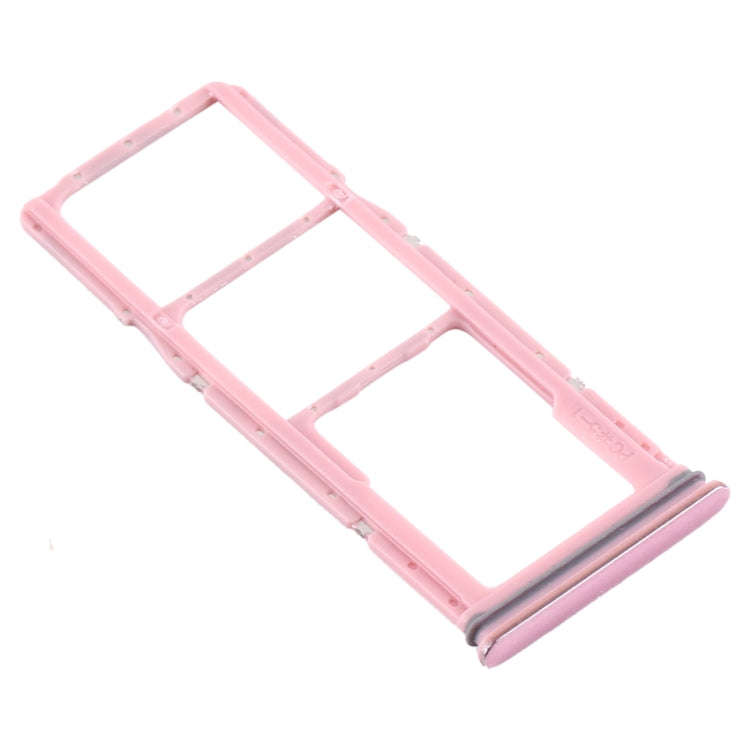 For Samsung Galaxy A9 (2018) SM-A920 SIM Card Tray + SIM Card Tray + Micro SD Card Tray (Pink)