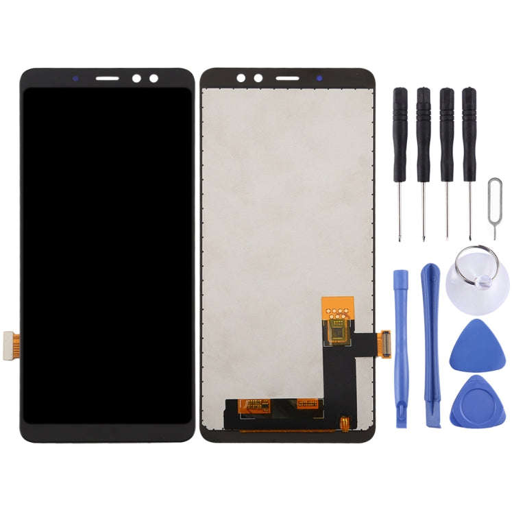 incell LCD Half Screen for Galaxy A8+ (2018) A730F, A730F/DS With Digitizer Full Assembly (Black)