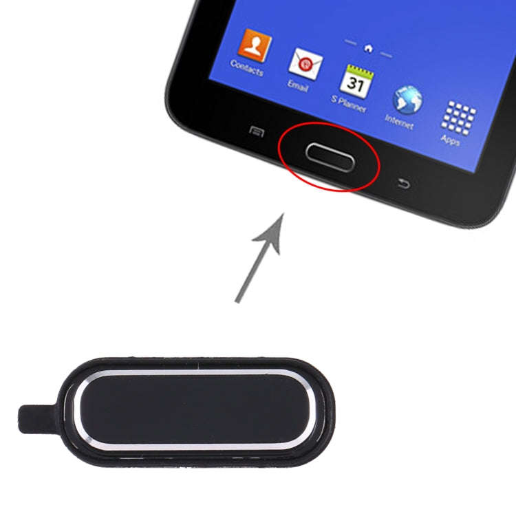 Home Key for Samsung Galaxy Tab 3 Lite 7.0 SM-T110/T111/T116(Black)